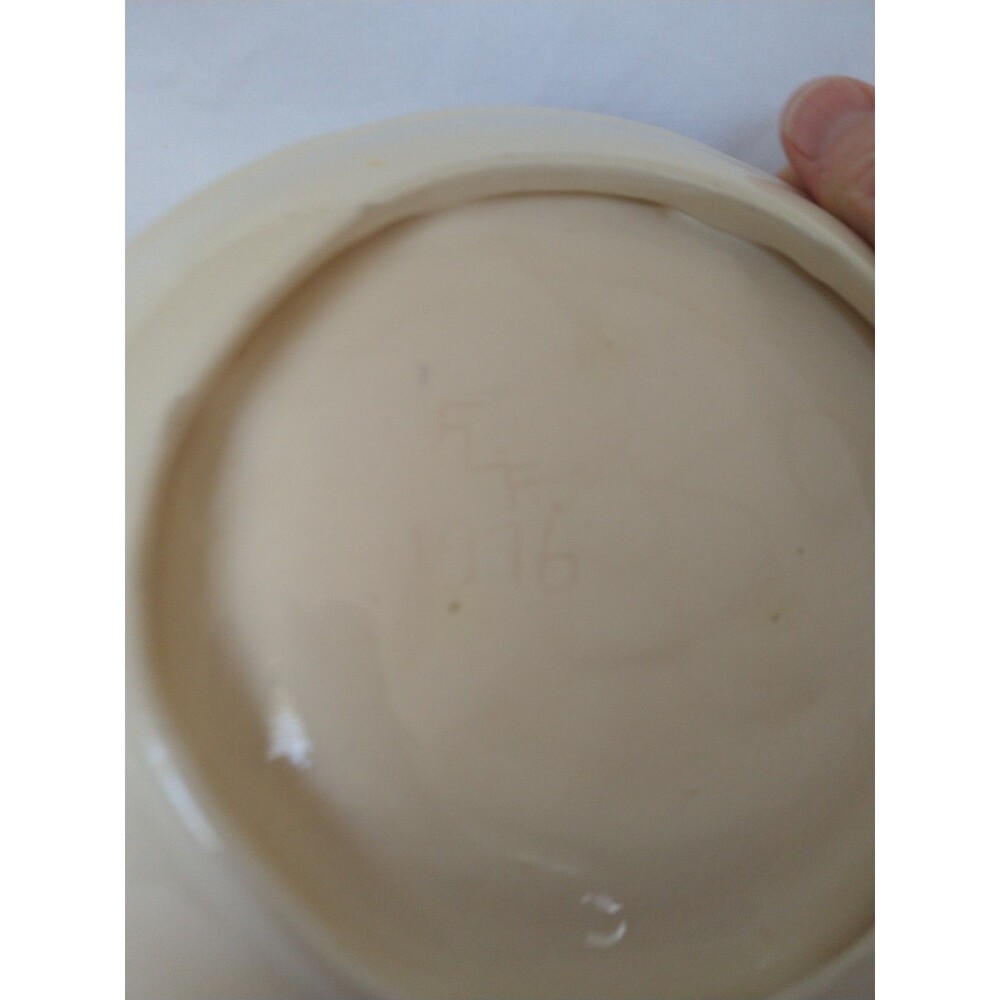 Small Hand Painted Signed Floral Pitcher and Bowl Set 1976 Violets Collectable - Picture 11 of 16